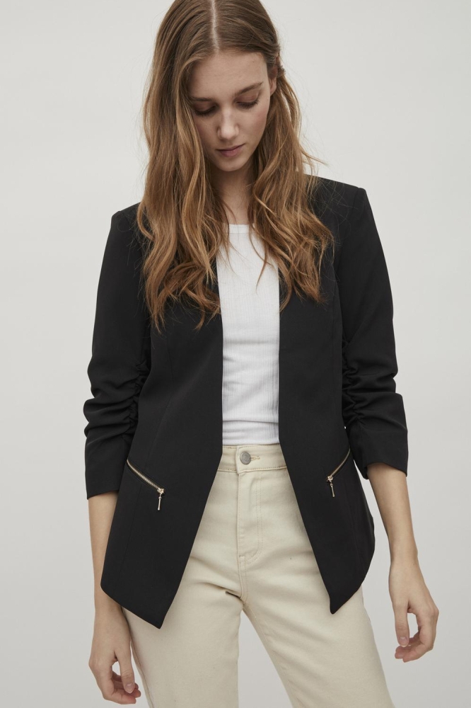 VIJOY 3/4 BLAZER NOOS 14058873 BLACK
